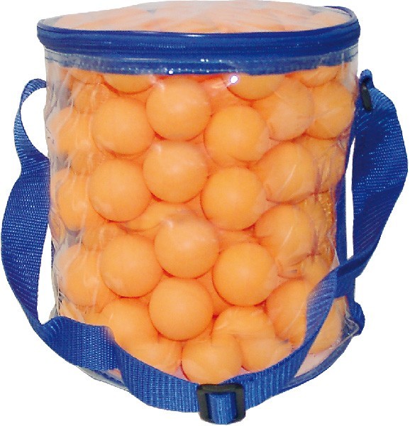 Tischtennisbälle mit Balltasche